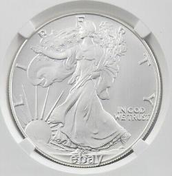 1986 ($1) American Silver Eagle 1oz Coin NGC MS69 Ron Harrigal Signed Label