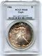 1986 American Eagle 1 Oz Silver Dollar Pcgs Ms68 Certified Toning Toned A491
