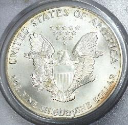 1986 American Eagle 1 oz Silver Dollar PCGS MS68 Certified Toning Toned A491