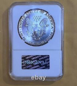 1987 Silver Eagle. Vivid Toning. See Pictures