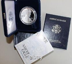 1994 P Silver American Eagle One Proof Dollar Coin with Box and COA $1 US Coin