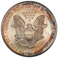 1997 American Silver Eagle PCGS MS67 Nicely Toned Registry Coin TV $1 ASE 1 oz
