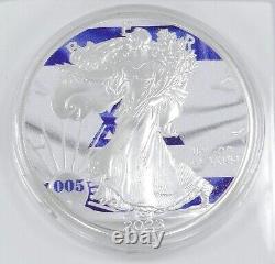 1 Oz Silver Coin 2023 American Eagle $1 Flags of the World Israel # 005/250