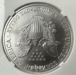 2000 Silver American Eagle Millennium Set S$1 MS70 NGC