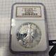 2002 W Silver Eagle Proof 70 Ultra Cameo Ngc. Milk Spot