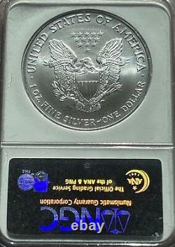 2006 Eagle S$1 First Strikes Gem Uncirculated Silver Eagle. 999 Fine
