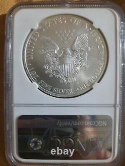 2009 Silver Eagle $1 dollar 1oz silver coin NGC MS67