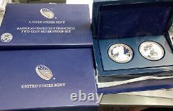2012-S American Silver Eagle Two Coin San Francisco Proof Set
