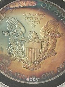 2015 American Silver Eagle Dollar $1 Coin UNC Beautifully Toned