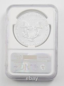 2016 W $1 American Silver Eagle Coin NGC MS70 Washington Mercanti Signed