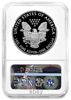 2016-W 1 oz Silver Proof Eagle Lettered Edge 30th Anniversary NGC PF70 UC
