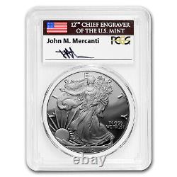 2016-W Proof Silver Eagle PR-70 PCGS (First Day, Mercanti) SKU#177648