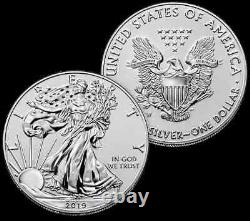 2019 W $1 Enhance Rev Proof Silver Eagle PCGS PR69 FS Pride of Two Nations 19XB
