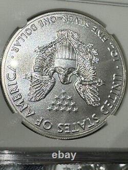 2020 NGC American Silver Eagle S MS 69 Loc 6