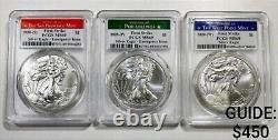 2020-P/S/W Rare Issue 3 Coin Set American Silver Eagle One Dollar Coin PCGS MS69