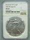 2020-w Burnished American Silver Eagle Ngc Ms 69