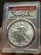 2020 W Burnished Silver Eagle Pcgs Sp70 Jim Peed Signed First Day Of Issue