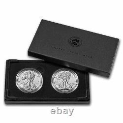 2021 2-Coin Silver Eagle Designer Reverse Proof Set (withBox & CoA) SKU#238843