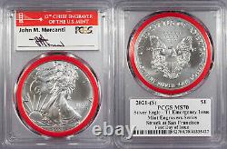 2021-(S) Silver Eagle Type 2 Emergency Issue First Day PCGS MS-70 #US101001