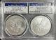 2021 Silver Eagle Type 1 & 2 Last And 1st Production West Point Mint Pcgs Ms70