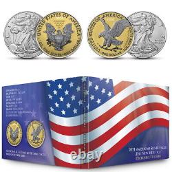 2021 US Mint American Silver Eagle New Heritage 2 Coin Set Ennobled by Germania