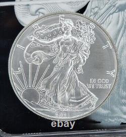 2021-s Silver Eagle Heraldic T-1 Emergency Production Ngc Ms70 Lady Liberty Pop