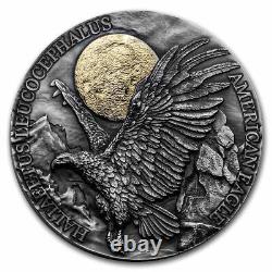 2022 Republic of Ghana 2 oz Silver Antique American Eagle SKU#255657