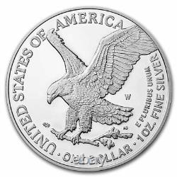 2022-W 1 oz Proof Silver American Eagle PR-70 PCGS (FDI, Black) SKU#251318