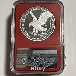 2023 S 1oz Silver Eagle Proof NGC PF70 UC Early Releases Red Core. 999 Fine