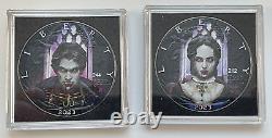 2023 Vampires TWO Coin Set! 1 Oz. 999 American Silver Eagle Only 300 Minted WW