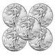 2024 1 Oz American Silver Eagle Coin. 999 Fine (bu) Lot Of 5 Fast Shipping