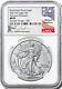 2024 W Burnished Silver Eagle Advanced Releases Ngc Ms70 Gaudioso