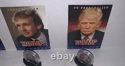 DONALD TRUMP MS70 -1oz Silver Eagle & Life & Times 10 Piece Ultimate Coin &Cards