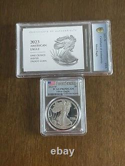 PCGS 2023-W Silver Eagle First Release PR69