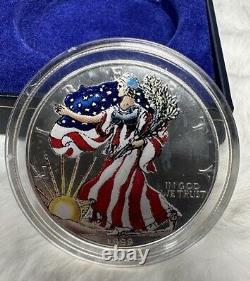 1999 1 oz Pièce de monnaie en argent fin American Eagle Walking Liberty dollar U. S. Mint avec COA
