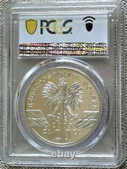 2005 Pologne 20Zl Chouette Aigle Pièce en argent épreuve PCGS PF69DCAM