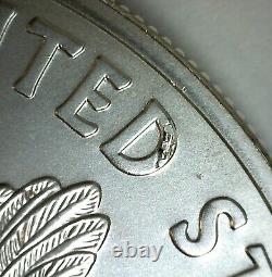 2011 S American Silver Eagle Édition du 25e anniversaire 1 $ US Coin UNC Dommages