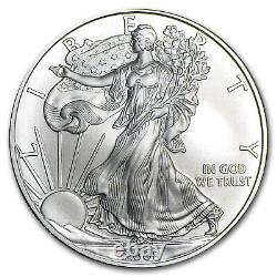 Aigle américain en argent bruni de 2008-W (Rev'07, avec boîte et certificat d'authenticité) SKU #36650