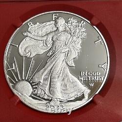 Aigle d'argent 1 oz 2023 S Proof NGC PF70 UC Early Releases Red Core. 999 Fine