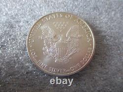 Lot-5 1991/93/2009-3 Pièces de monnaie américaines American Eagle de l'US Mint en argent 1 oz à 99,9% - Lire
