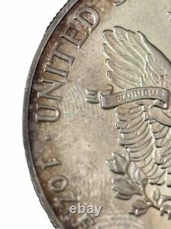 Pièce de 1 dollar American Silver Eagle de 1990 UNC magnifiquement patinée