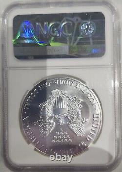 Pièce de monnaie américaine en argent Aigle argenté 2020 $1 Évaluée NGC MS 70 Loc15