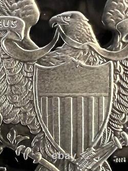 Proof American Silver Eagle 2019 du Sud. De la Monnaie des États-Unis avec OGP et COA